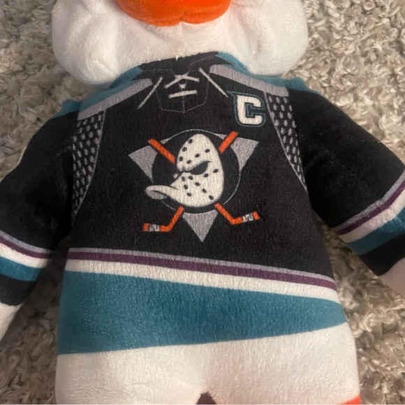 Anaheim Ducks Plush 15” Plushland #18 Captain Retro Jersey - Picture 3 of 6